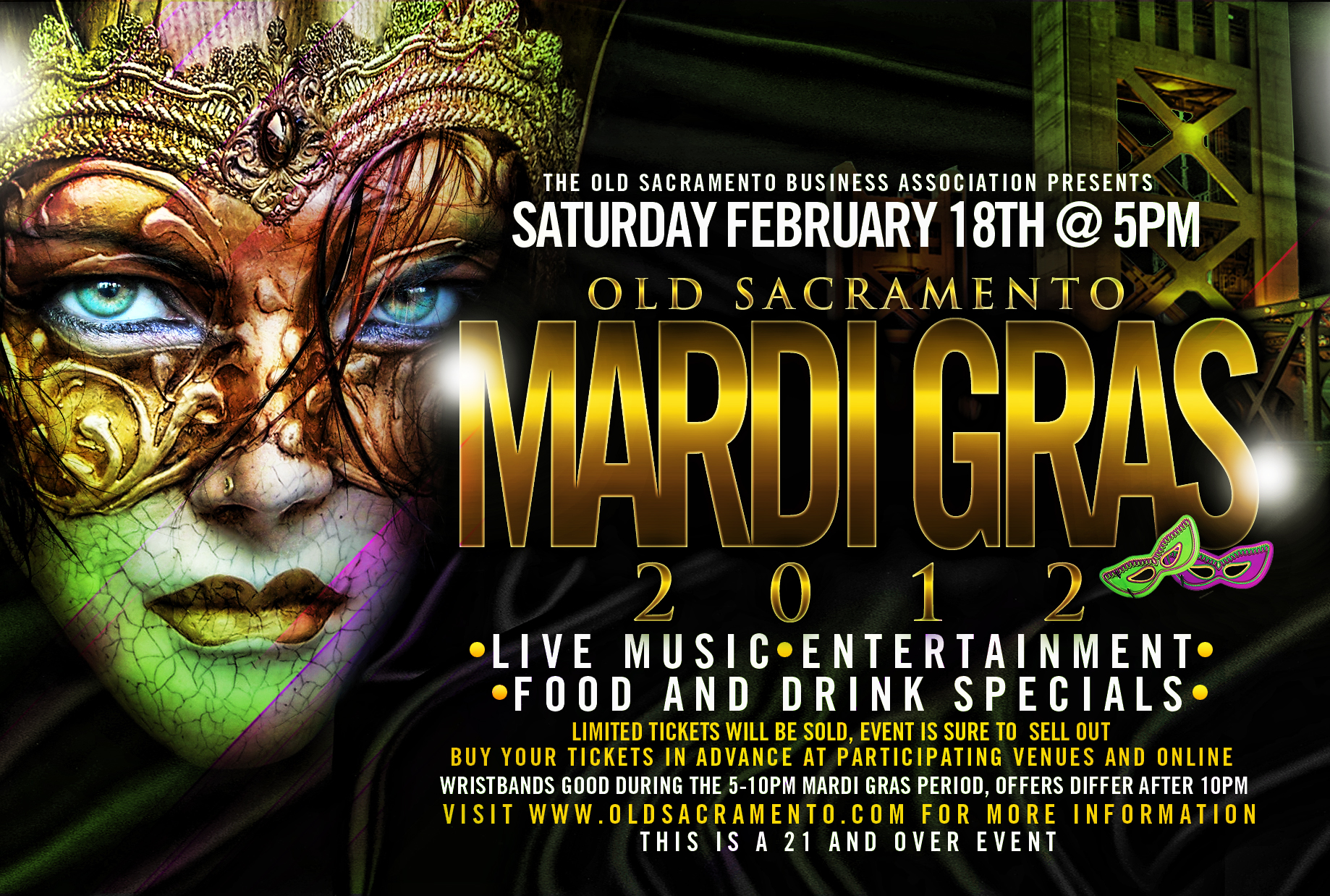 The 2012 Old Sacramento Mardi Gras | River City Saloon | Old ...